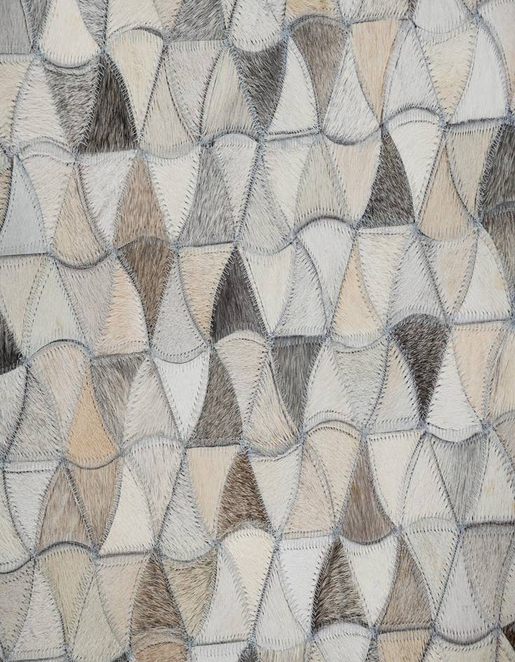 Detail image of  8' x 10' Cowhide Leather Rug