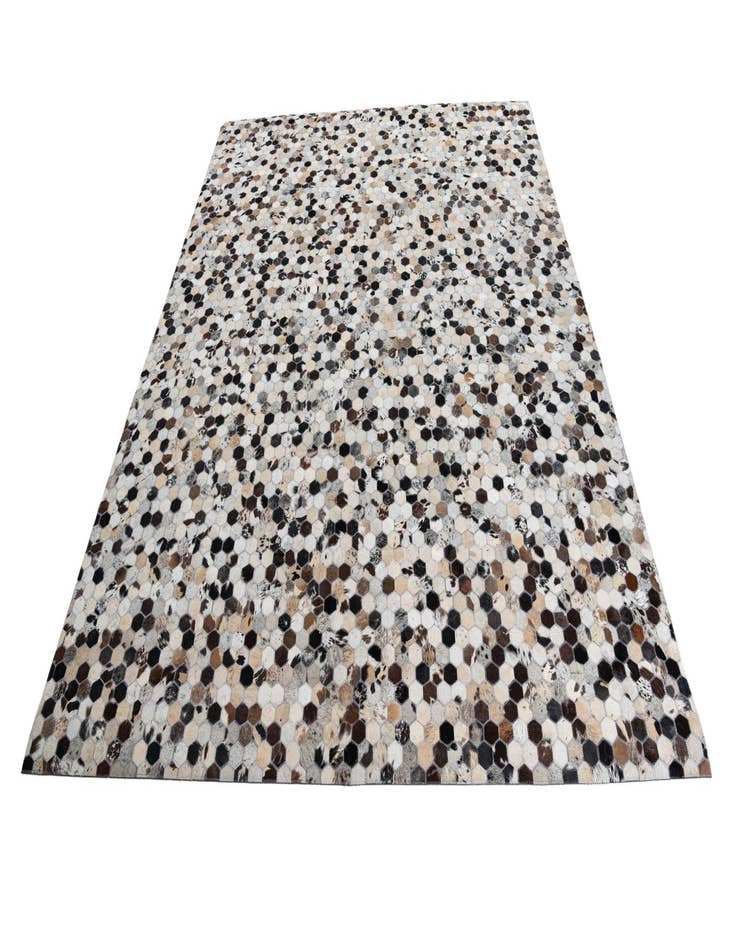 Detail image of  8' 1 x 9' 10 Cowhide Leather Rug