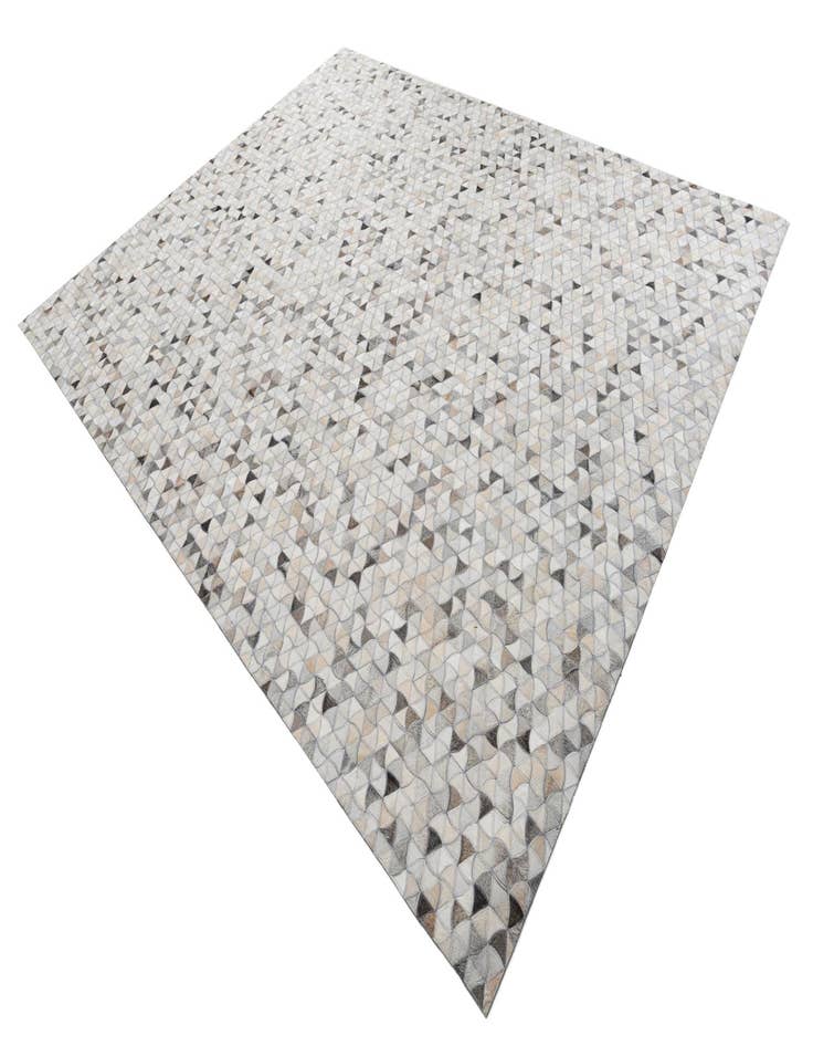 Detail image of  7' 10 x 9' 10 Cowhide Leather Rug