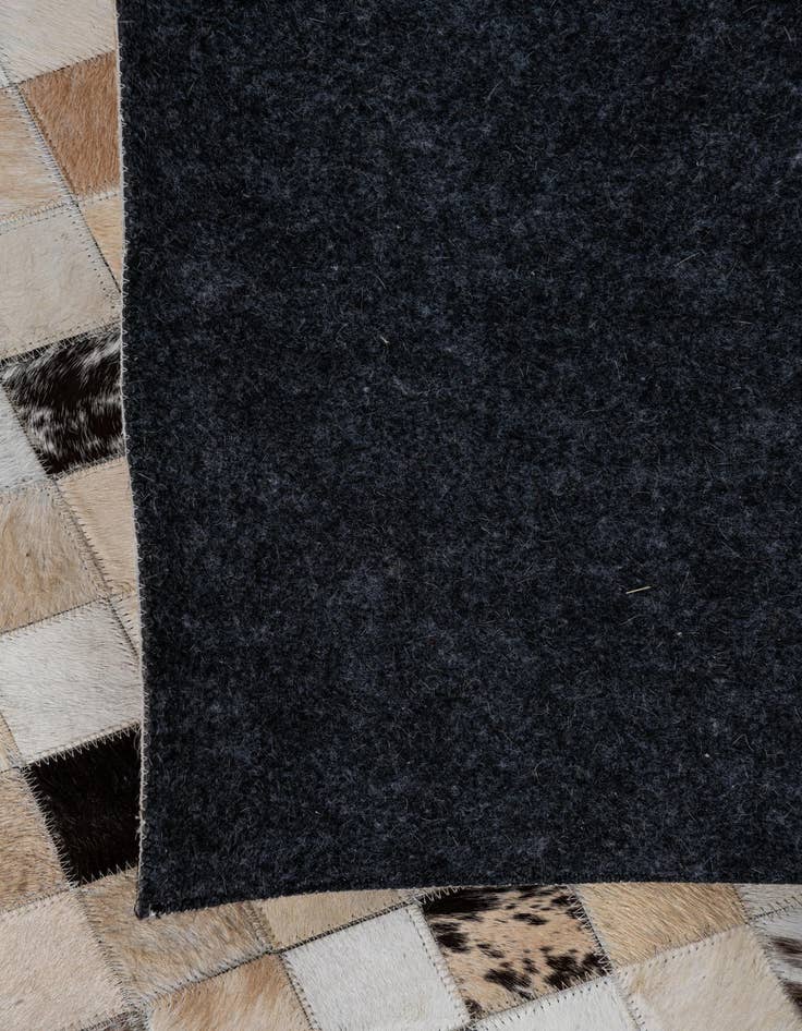 Detail image of  8' 2 x 10' Cowhide Leather Rug