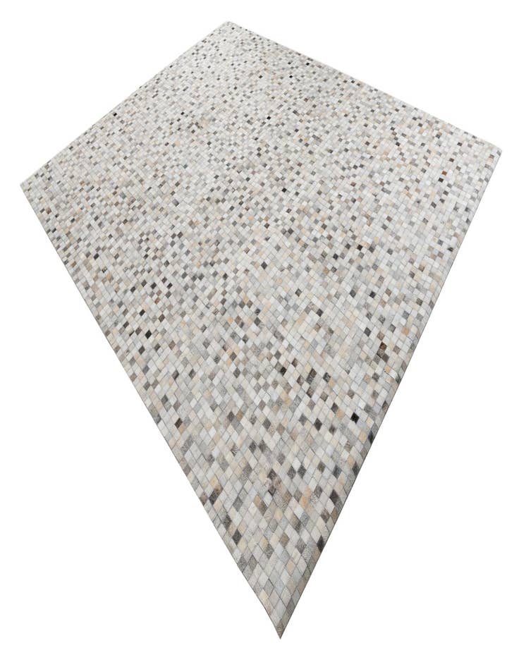 Detail image of  8' x 9' 10 Cowhide Leather Rug