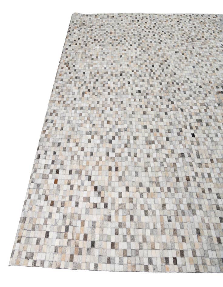 Detail image of  8' x 9' 10 Cowhide Leather Rug