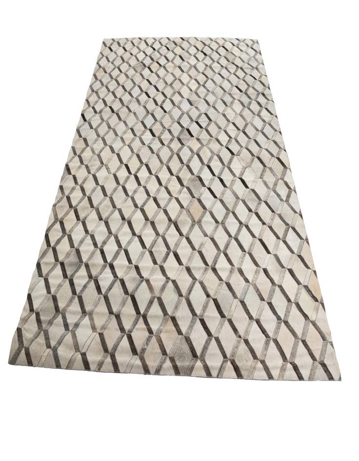 Detail image of  8' x 9' 10 Cowhide Leather Rug