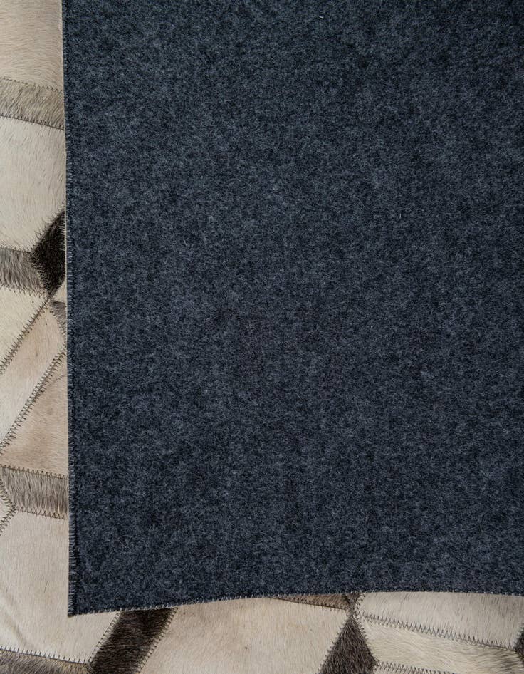 Detail image of  8' x 9' 10 Cowhide Leather Rug