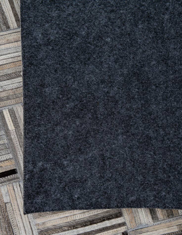 Detail image of  7' 10 x 9' 9 Cowhide Leather Rug