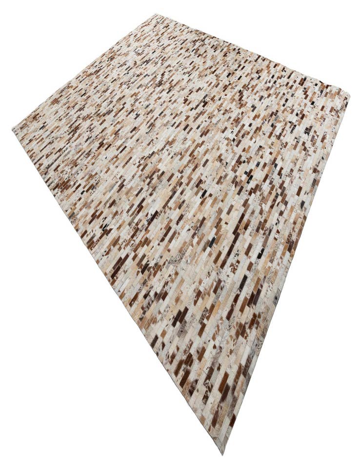 Detail image of  8' 1 x 10' Cowhide Leather Rug