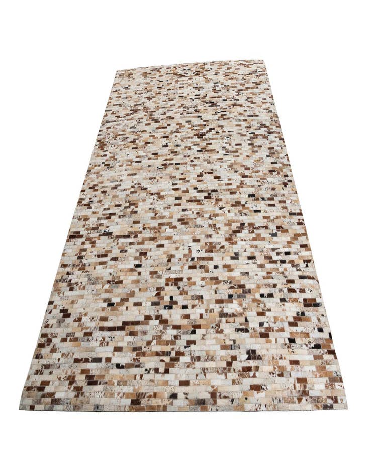 Detail image of  8' 1 x 10' Cowhide Leather Rug