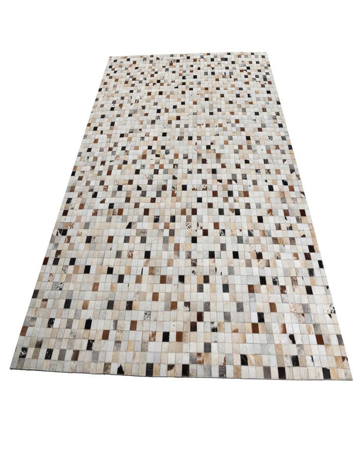 Detail image of  8' 3 x 10' Cowhide Leather Rug