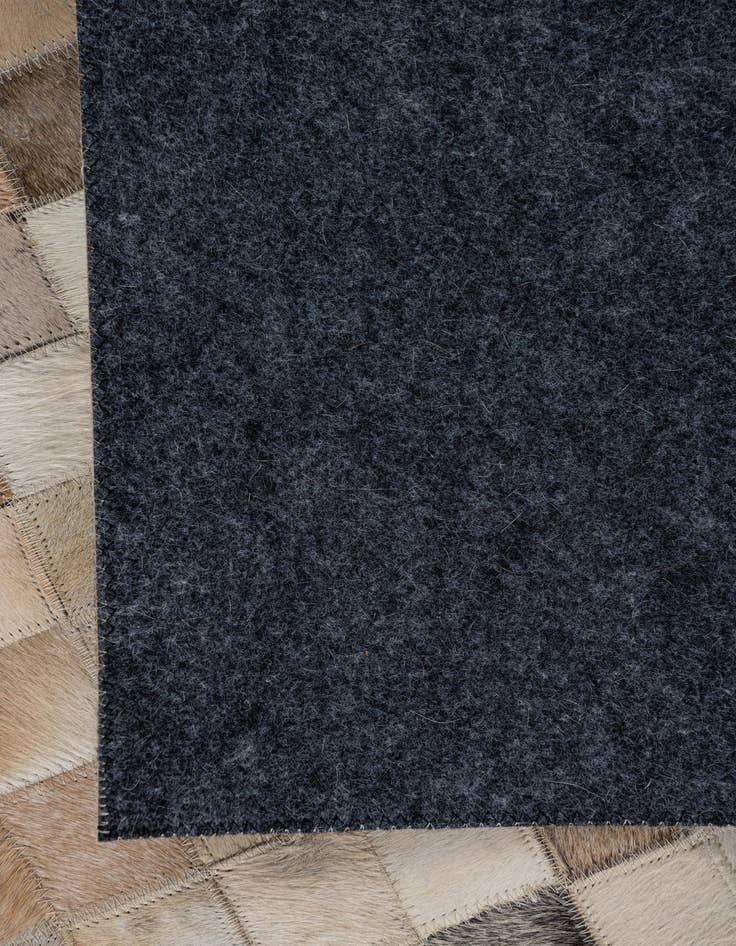 Detail image of  5' x 8' Cowhide Leather Rug