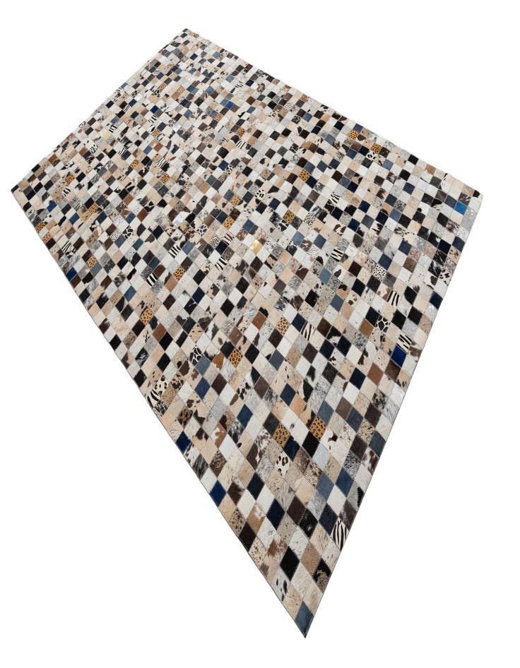 Detail image of  5' x 8' Cowhide Leather Rug