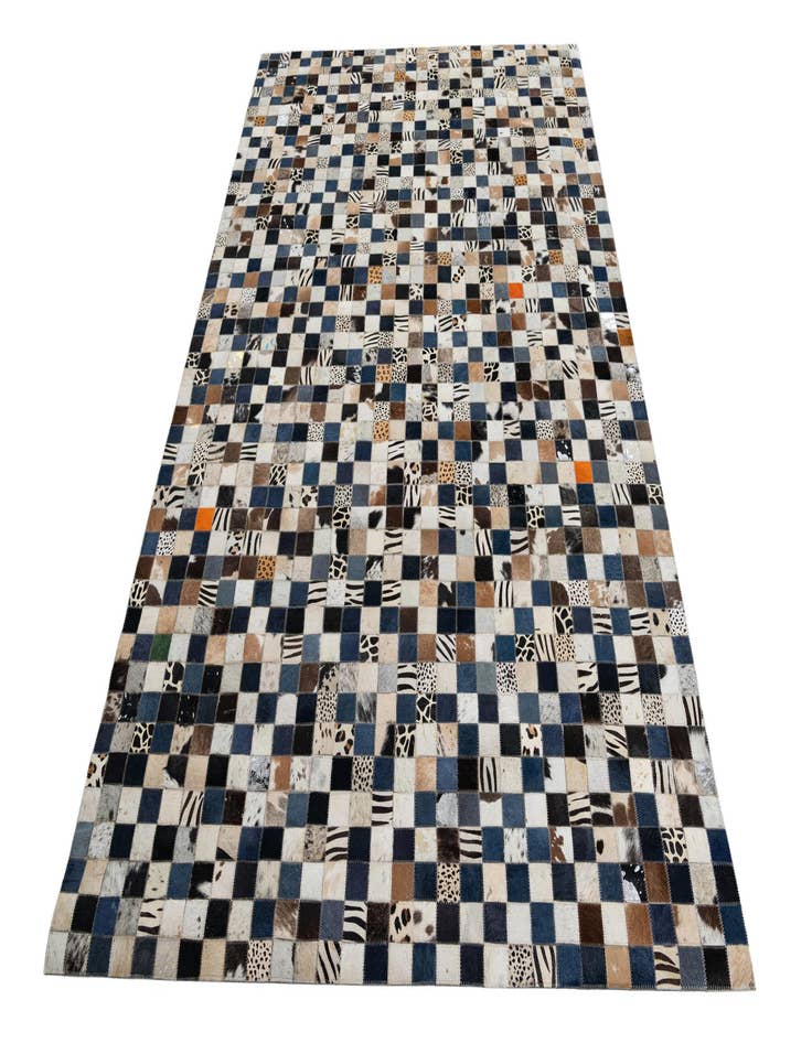 Detail image of  5' x 8' Cowhide Leather Rug