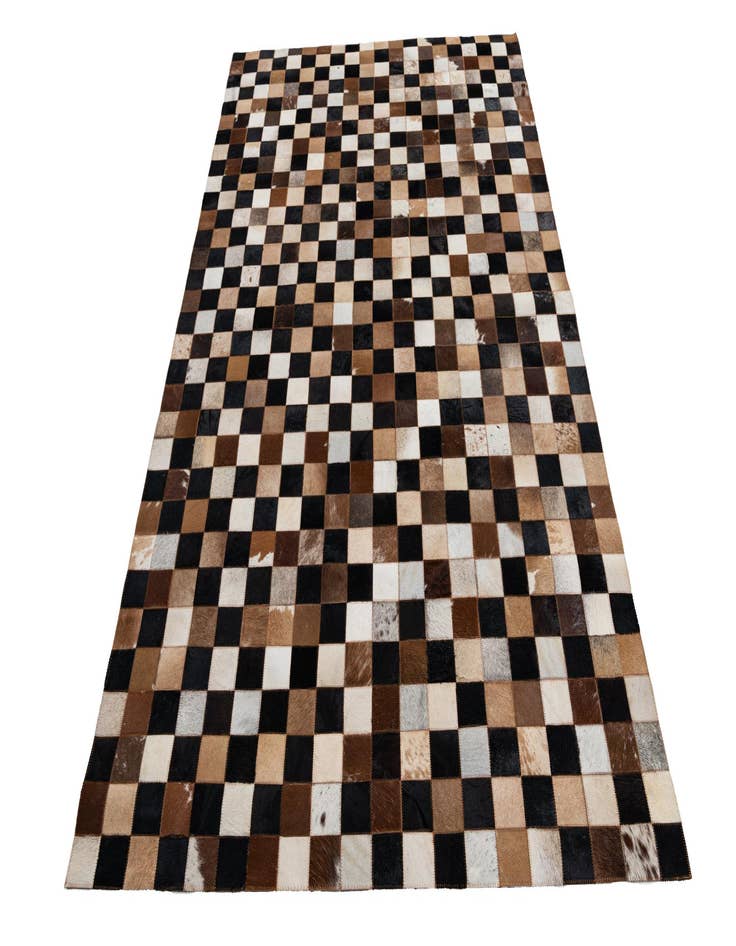 Detail image of  5' x 8' Cowhide Leather Rug