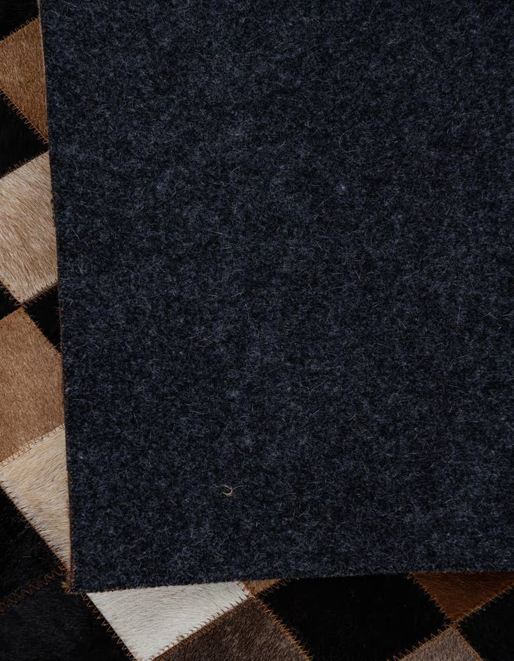 Detail image of  5' x 8' Cowhide Leather Rug