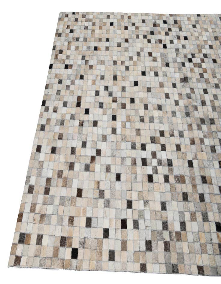 Detail image of  5' x 8' Cowhide Leather Rug