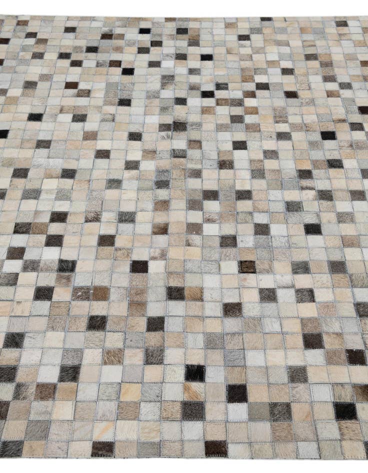 Detail image of  5' x 8' Cowhide Leather Rug