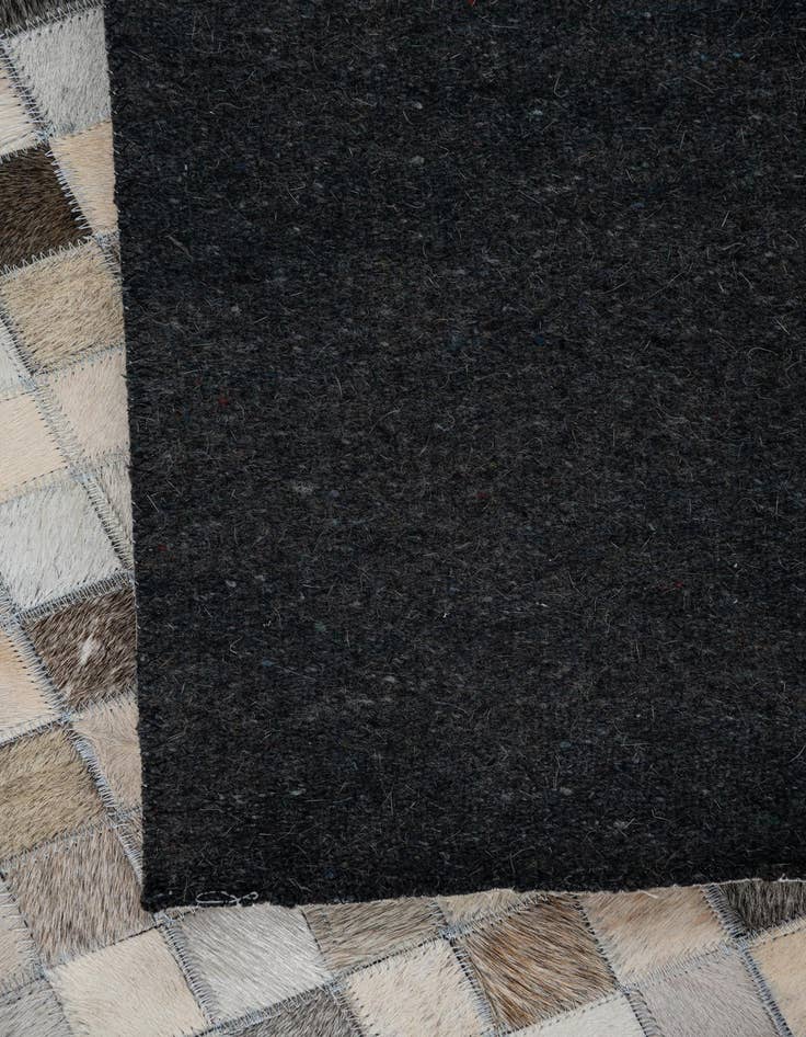 Detail image of  5' x 8' Cowhide Leather Rug