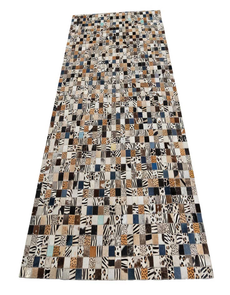 Detail image of  5' x 8' Cowhide Leather Rug