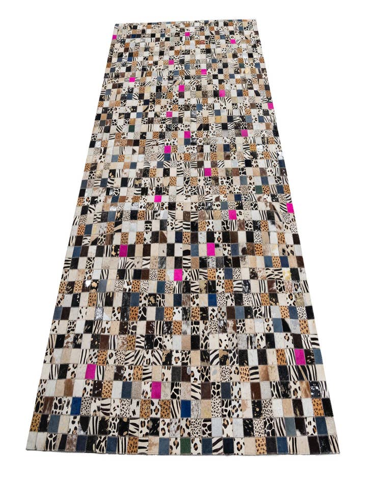 Detail image of  5' x 8' Cowhide Leather Rug