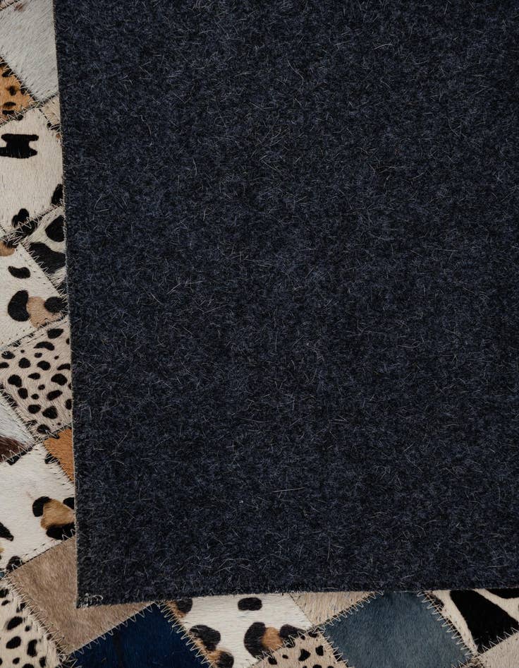 Detail image of  5' x 8' Cowhide Leather Rug