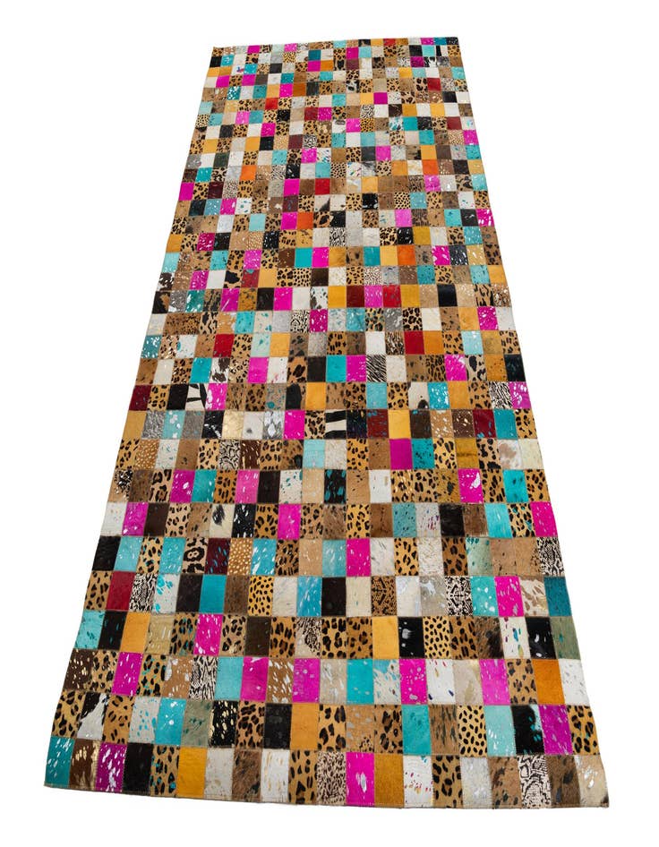 Detail image of  5' x 8' Cowhide Leather Rug