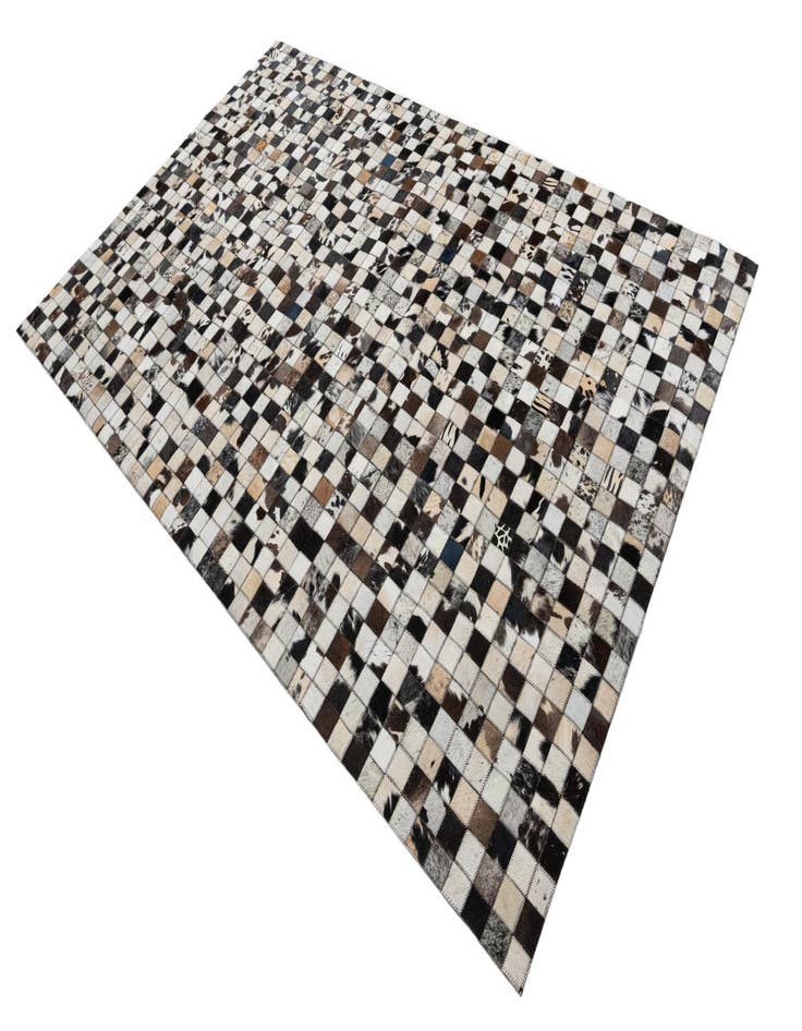 Detail image of  5' x 8' Cowhide Leather Rug