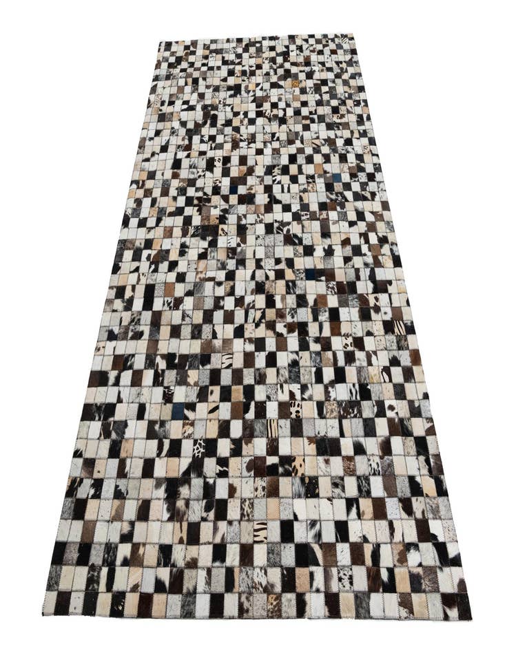 Detail image of  5' x 8' Cowhide Leather Rug