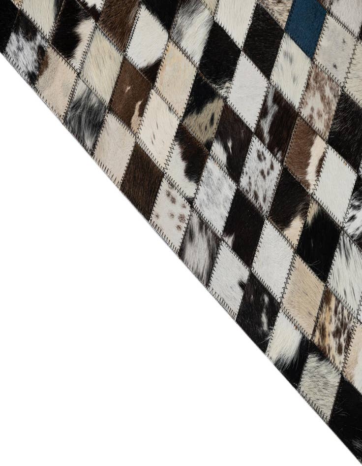 Detail image of  5' x 8' Cowhide Leather Rug