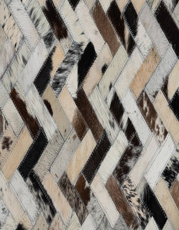 Detail image of  5' x 7' 7 Cowhide Leather Rug