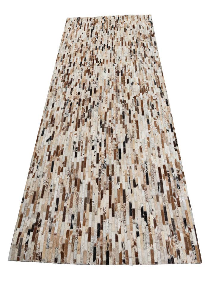 Detail image of  5' 1 x 7' 9 Cowhide Leather Rug