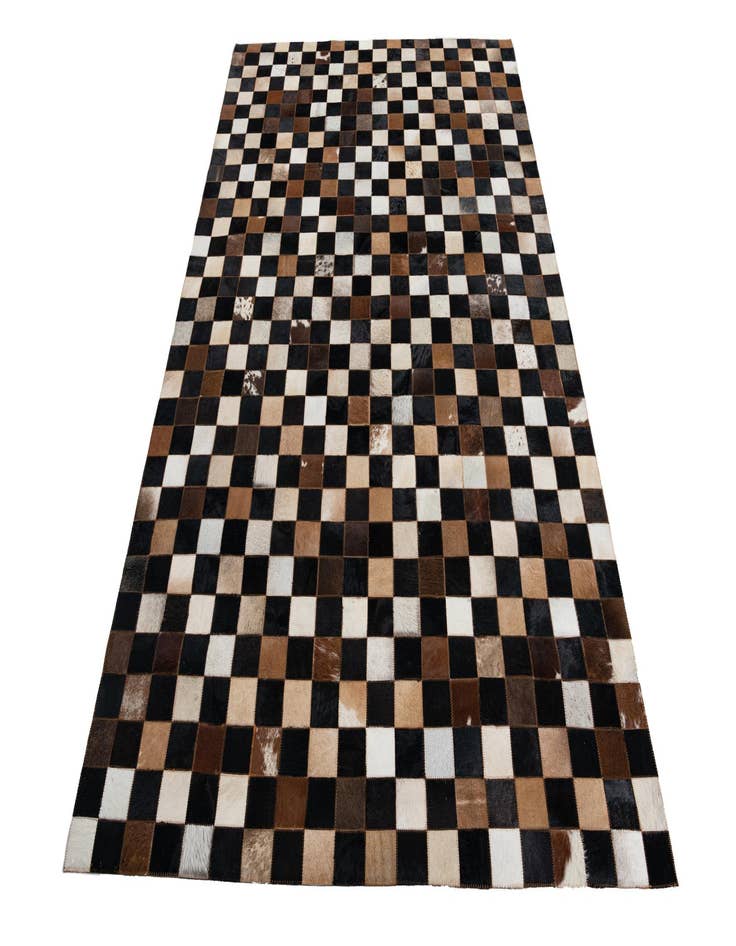 Detail image of  5' x 8' Cowhide Leather Rug