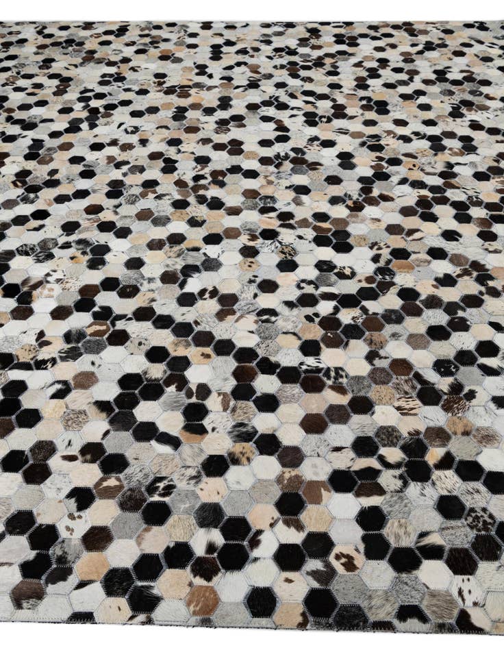 Detail image of  8' x 10' Cowhide Leather Rug