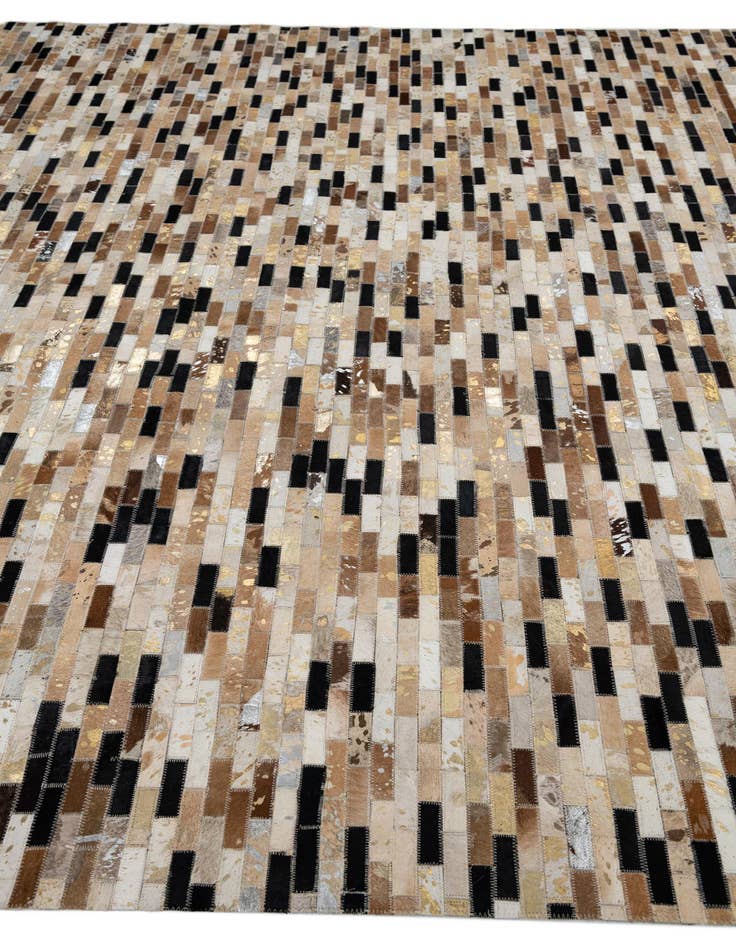 Detail image of  8' x 10' Cowhide Leather Rug