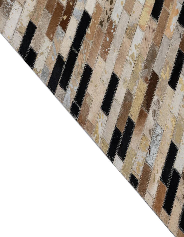 Detail image of  8' x 10' Cowhide Leather Rug