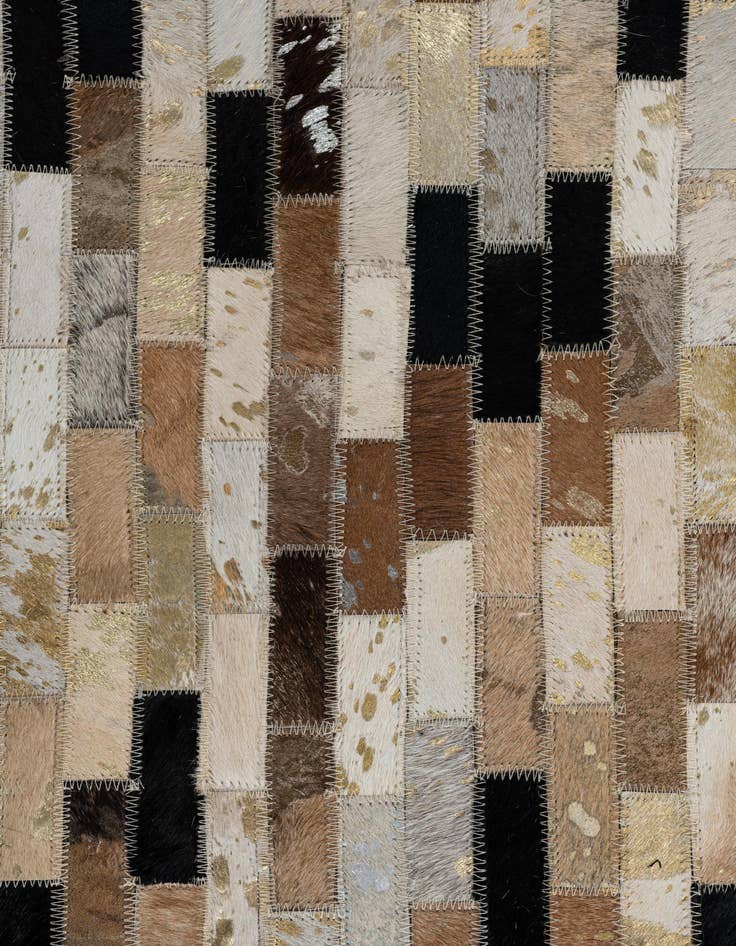 Detail image of  8' x 10' Cowhide Leather Rug