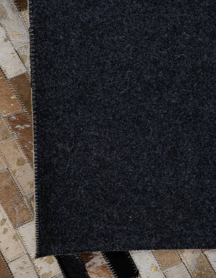 Detail image of  8' x 10' Cowhide Leather Rug