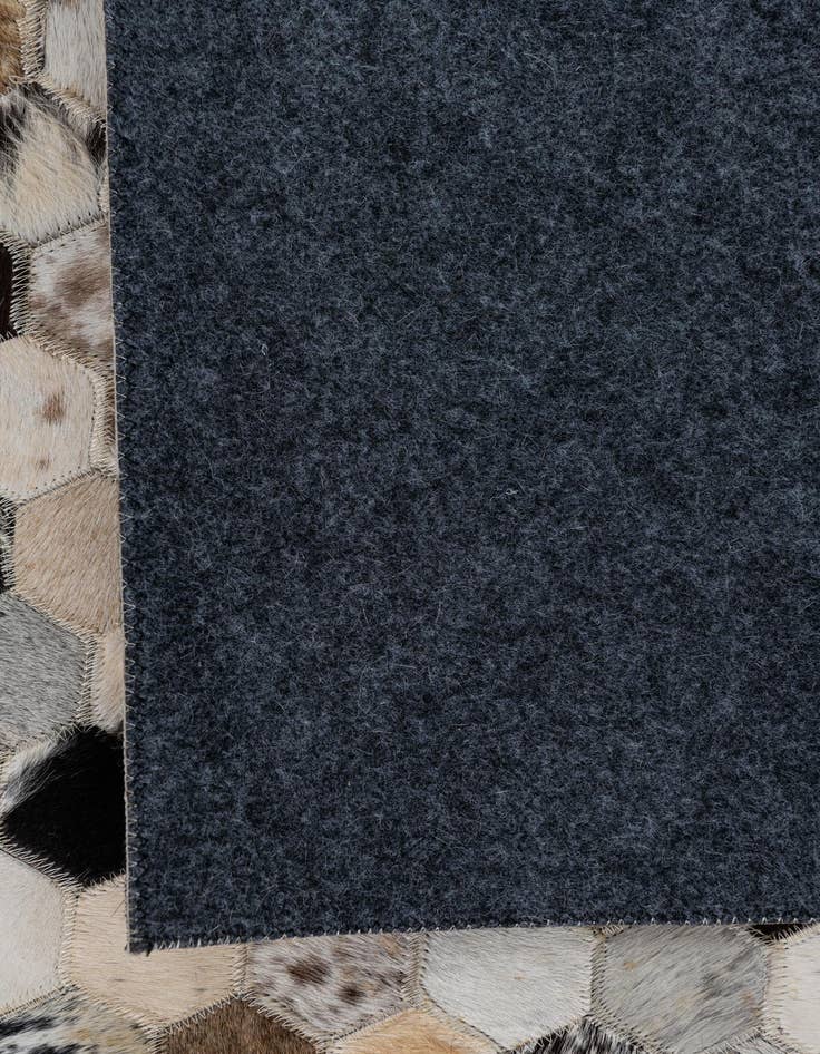 Detail image of  8' 1 x 10' Cowhide Leather Rug