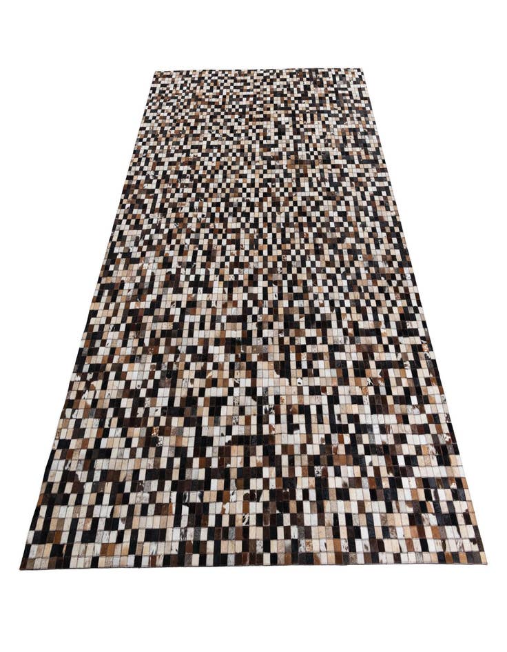 Detail image of  8' 1 x 9' 10 Cowhide Leather Rug