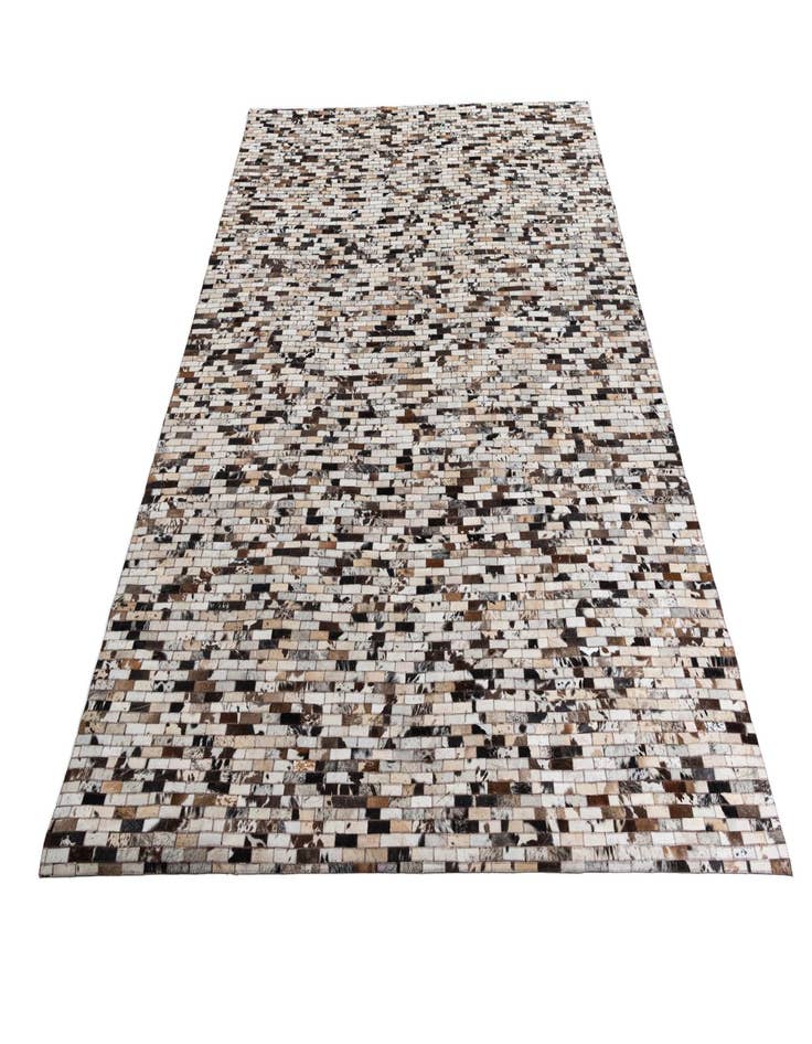 Detail image of  8' 2 x 9' 9 Cowhide Leather Rug