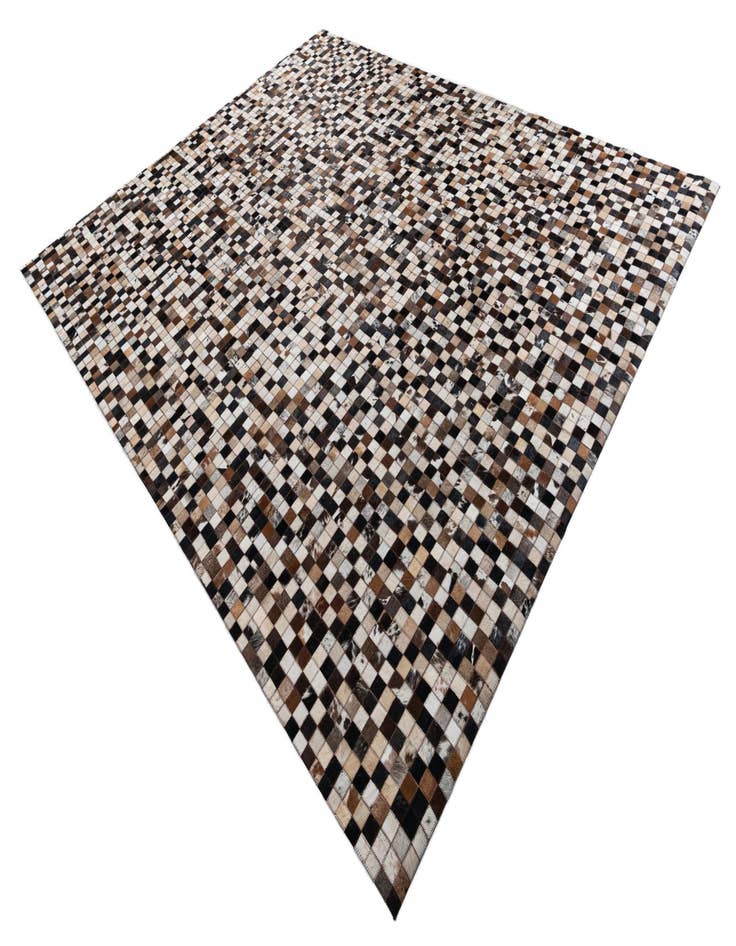 Detail image of  8' 2 x 10' Cowhide Leather Rug