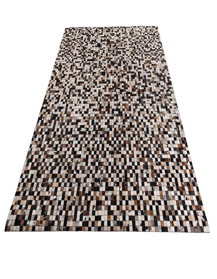 Detail image of  8' 2 x 10' Cowhide Leather Rug