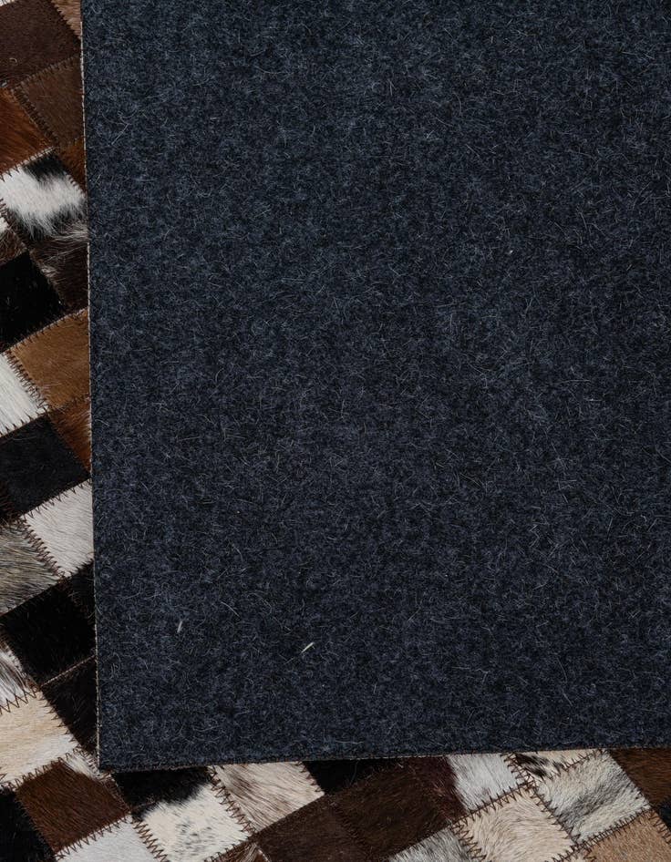 Detail image of  8' 2 x 10' Cowhide Leather Rug