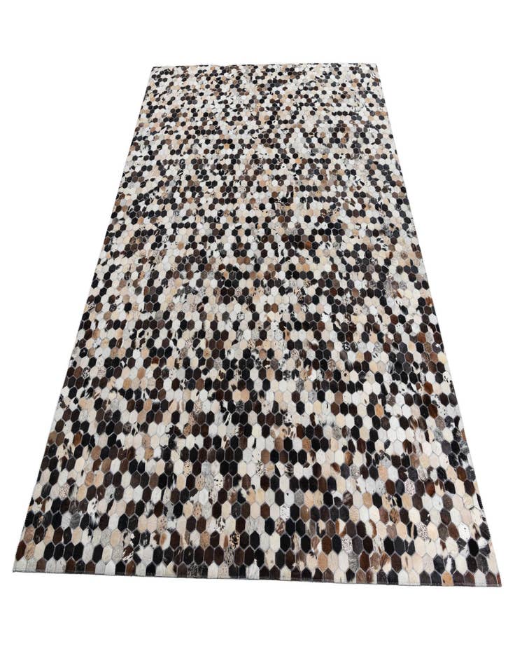Detail image of  7' 10 x 9' 8 Cowhide Leather Rug