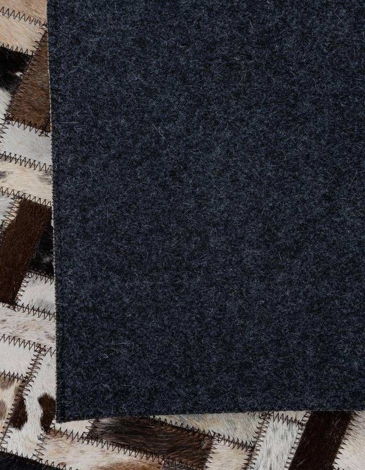 Detail image of  8' 2 x 10' Cowhide Leather Rug