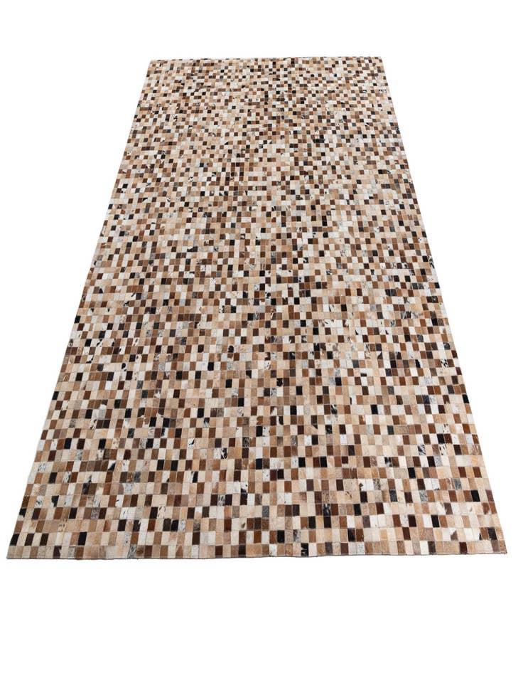 Detail image of  8' x 9' 10 Cowhide Leather Rug