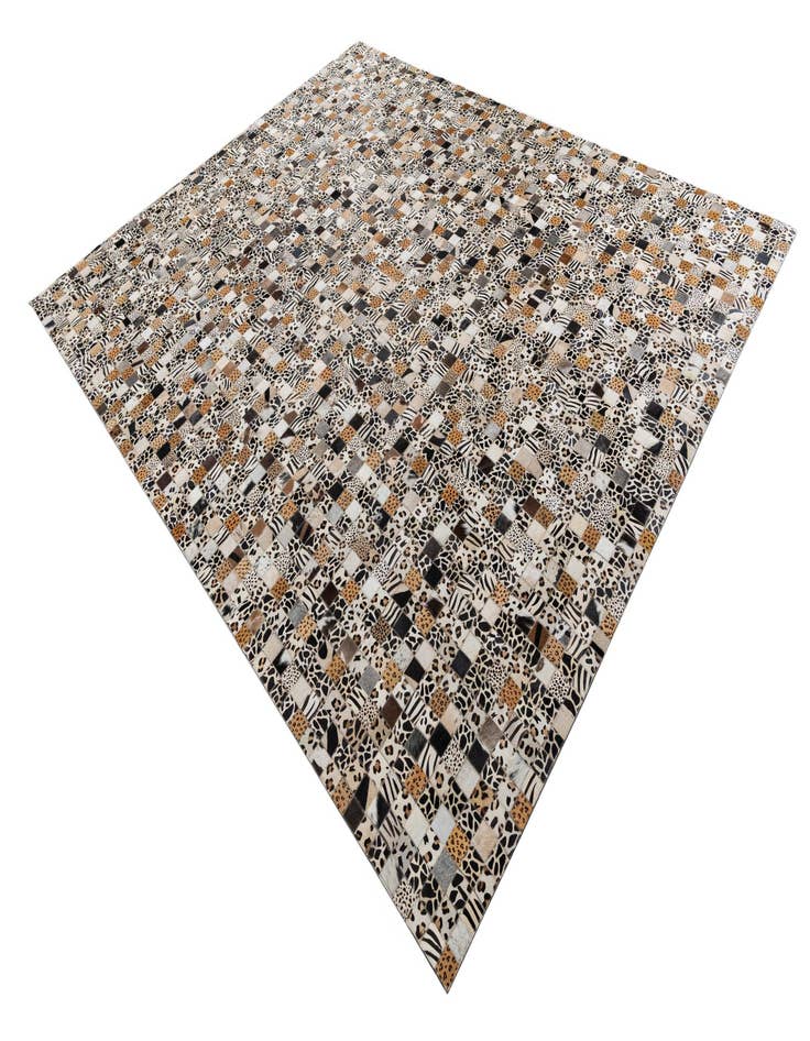 Detail image of  8' x 10' Cowhide Leather Rug