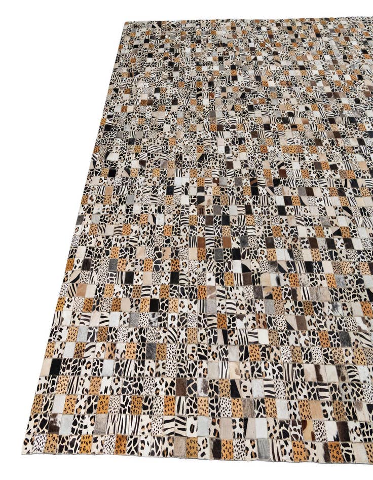 Detail image of  8' x 10' Cowhide Leather Rug