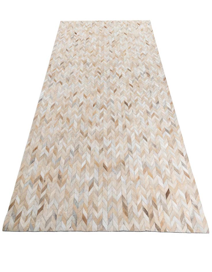 Detail image of  8' 1 x 10' Cowhide Leather Rug