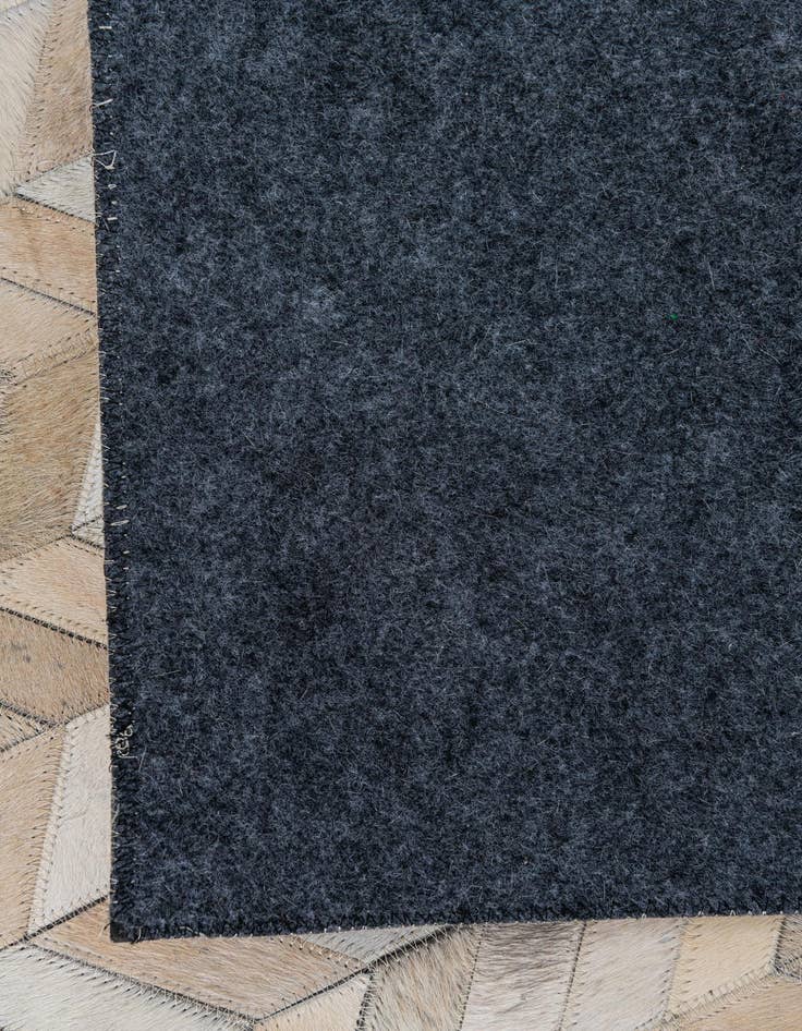 Detail image of  8' 1 x 10' Cowhide Leather Rug