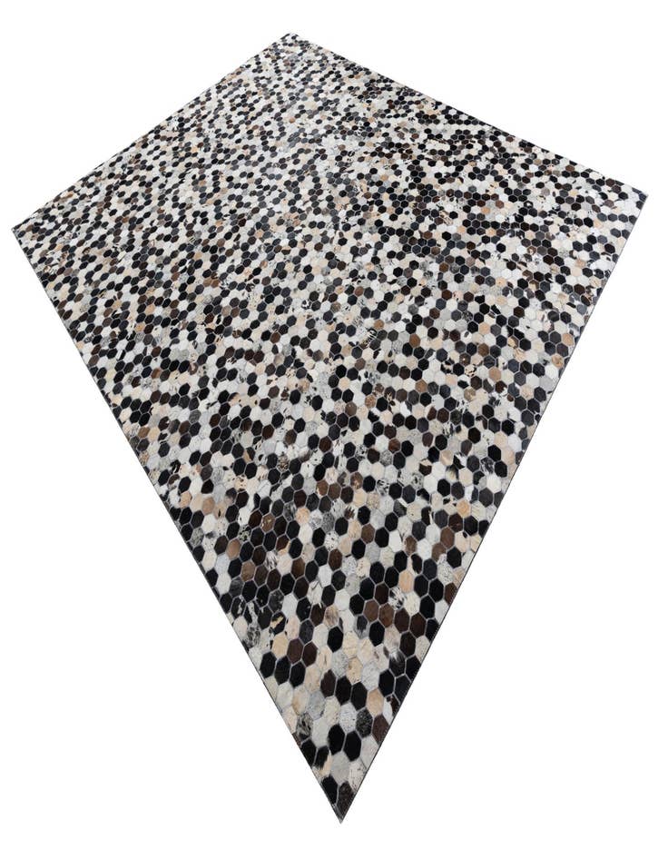 Detail image of  8' x 10' Cowhide Leather Rug