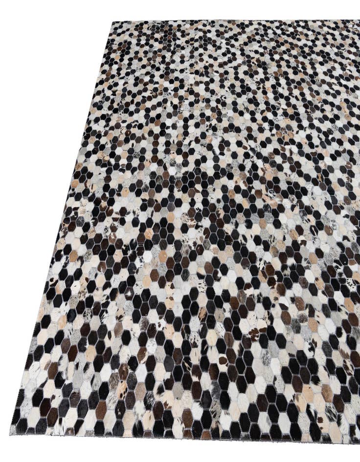 Detail image of  8' x 10' Cowhide Leather Rug